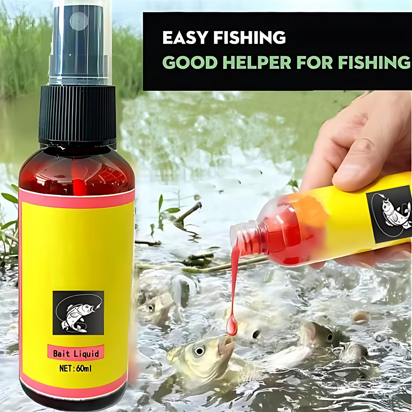 💥Concentrated Red Worm Liquid Bait 🎣 – Catch More Fish Instantly! - Powerful Fish Lure, Scientific Formula, Increases Catch Rate | Official Store