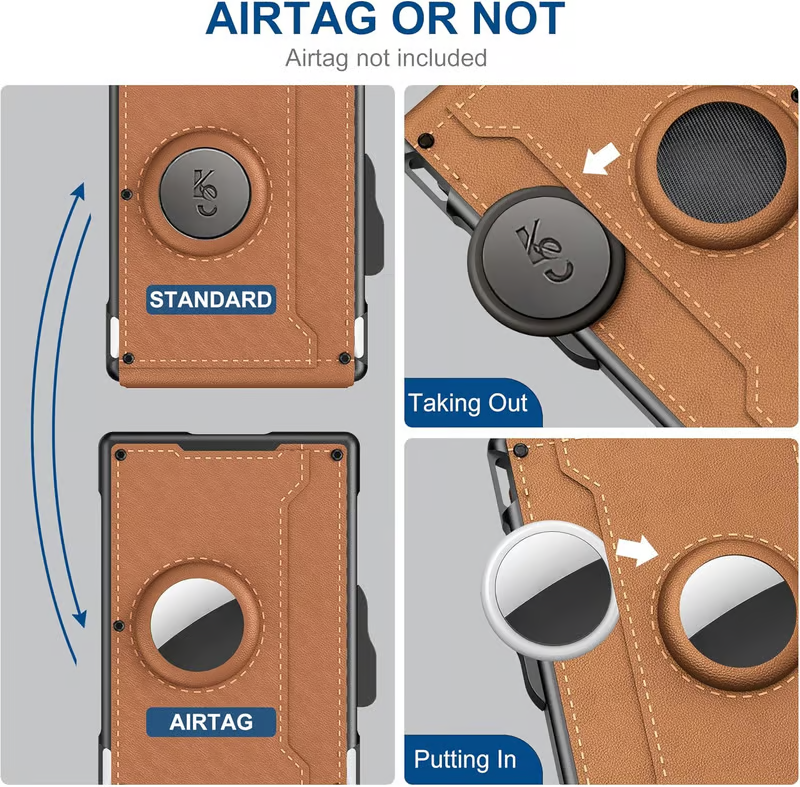 💥Limited-time offer:Up To 55%OFF✨ AirTag Wallet for Men — Slim, Secure & Stylish