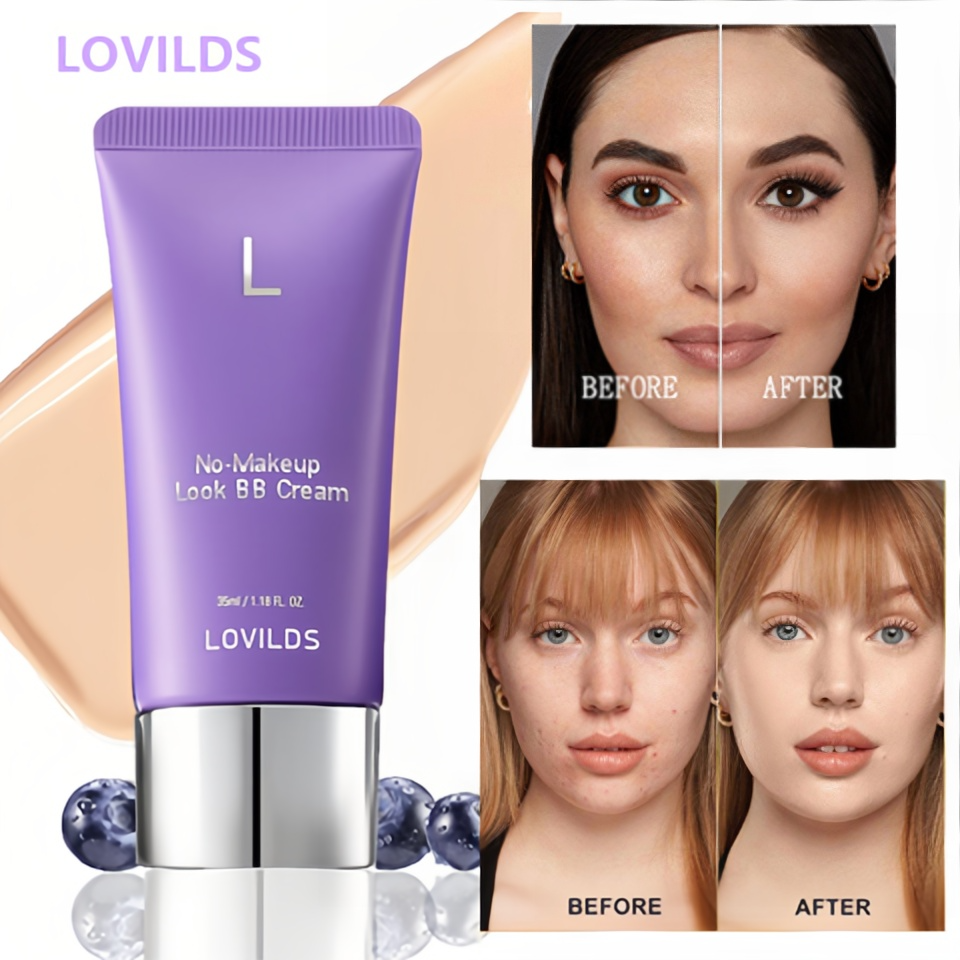 LOVILDS™ No-Makeup Look BB Cream – Hydrate, Conceal & Blur for Real-Skin Finish