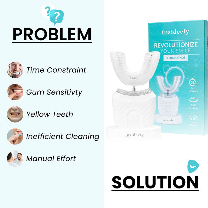 👑LAST DAY UP TO 70% off:Insideefy ™ smiles new upgraded automatic self-brushing toothbrush