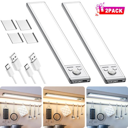 ✨Buy 1 Get 1 Free:💡TAILEDEN Under Cabinet Lights,76LED Motion Sensor Night Light Indoor