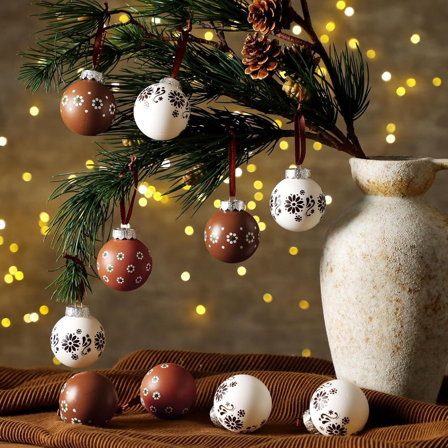 ⏳ Limited Time Offer – Don’t Miss Out!:🎄Handcrafted Rustic Christmas Ornaments Set