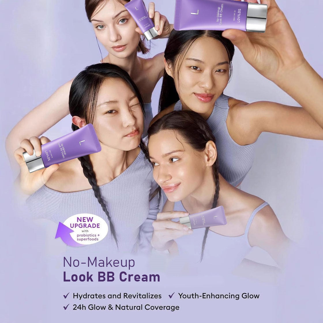 LOVILDS™ No-Makeup Look BB Cream – Hydrate, Conceal & Blur for Real-Skin Finish