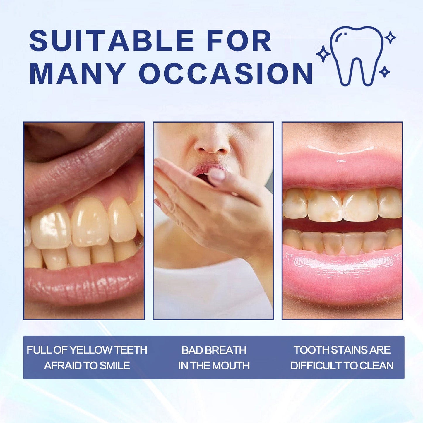 🔥60% OFF LOVILDS™ Remove yellow stains, whiten teeth, achieve quick whiteness. One-time whitening tooth patch for fast tooth whitening.