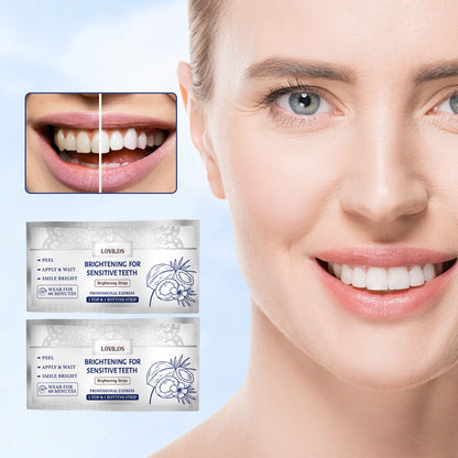 🔥60% OFF LOVILDS™ Remove yellow stains, whiten teeth, achieve quick whiteness. One-time whitening tooth patch for fast tooth whitening.