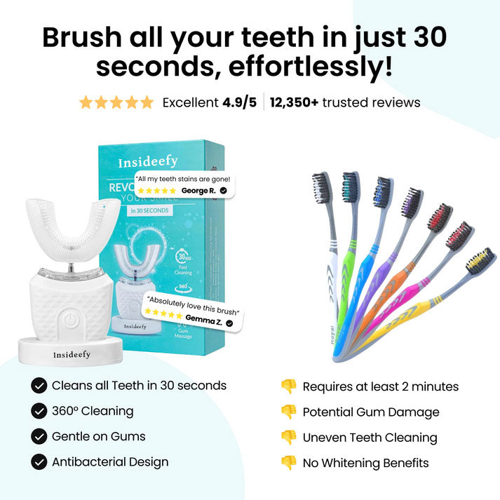 👑LAST DAY UP TO 70% off:Insideefy ™ smiles new upgraded automatic self-brushing toothbrush